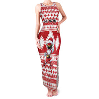Personalized Power Red Ranger Santa Claus Family Matching Tank Maxi Dress and Hawaiian Shirt Funny Christmas - Wonder Print Shop