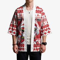 Personalized Power Red Ranger Santa Claus Kimono Funny Christmas - Wonder Print Shop