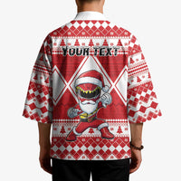 Personalized Power Red Ranger Santa Claus Kimono Funny Christmas - Wonder Print Shop