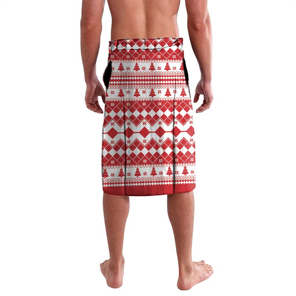 Personalized Power Red Ranger Santa Claus Lavalava Funny Christmas - Wonder Print Shop