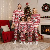 Power Red Ranger Santa Claus Christmas Pajama Set Funny Christmas - Wonder Print Shop