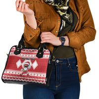 Power Red Ranger Santa Claus Shoulder Handbag Funny Christmas - Wonder Print Shop