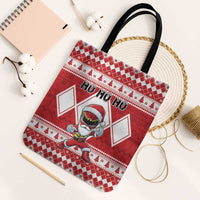 Power Red Ranger Santa Claus Tote Bag Funny Christmas - Wonder Print Shop