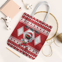 Power Red Ranger Santa Claus Tote Bag Funny Christmas - Wonder Print Shop