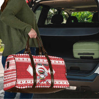 Power Red Ranger Santa Claus Travel Bag Funny Christmas - Wonder Print Shop