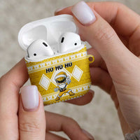 Power Yellow Ranger Santa Claus AirPods Case Funny Christmas - Wonder Print Shop