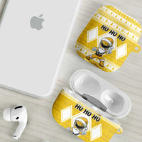Power Yellow Ranger Santa Claus AirPods Case Funny Christmas - Wonder Print Shop