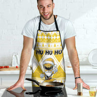 Power Yellow Ranger Santa Claus Apron Funny Christmas - Wonder Print Shop