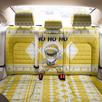 Power Yellow Ranger Santa Claus Back Car Seat Cover Funny Christmas - Wonder Print Shop