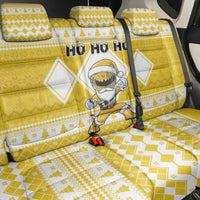 Power Yellow Ranger Santa Claus Back Car Seat Cover Funny Christmas - Wonder Print Shop