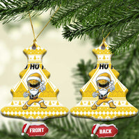 Power Yellow Ranger Santa Claus Ceramic Ornament Funny Christmas - Wonder Print Shop