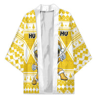 Personalized Power Yellow Ranger Santa Claus Kimono Funny Christmas - Wonder Print Shop