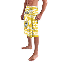 Personalized Power Yellow Ranger Santa Claus Lavalava Funny Christmas - Wonder Print Shop