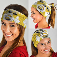 Power Yellow Ranger Santa Claus Neck Gaiter Funny Christmas - Wonder Print Shop