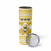 Personalized Power Yellow Ranger Santa Claus Skinny Tumbler Funny Christmas - Wonder Print Shop