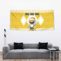 Power Yellow Ranger Santa Claus Tapestry Funny Christmas - Wonder Print Shop