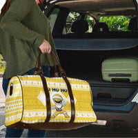 Power Yellow Ranger Santa Claus Travel Bag Funny Christmas - Wonder Print Shop