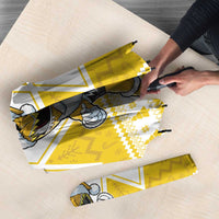 Power Yellow Ranger Santa Claus Umbrella Funny Christmas - Wonder Print Shop