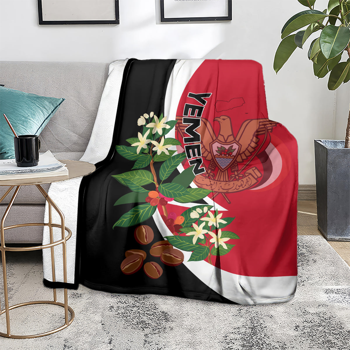 Yemen Unification Day 2024 Blanket May 22 Unity Day Flag Style