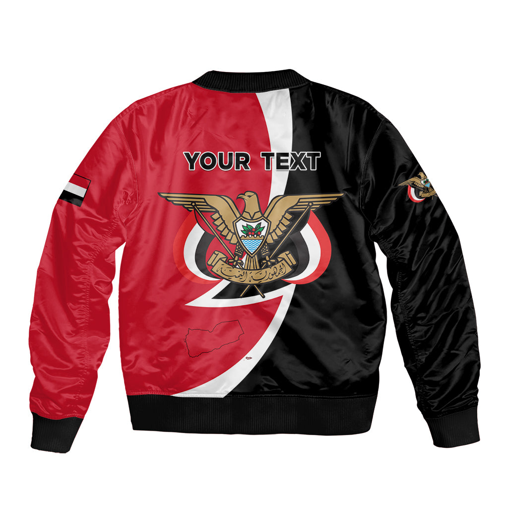 Yemen Unification Day 2024 Bomber Jacket May 22 Unity Day Flag Style - Wonder Print Shop