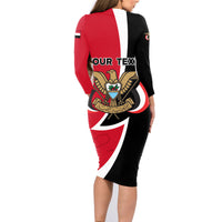 Yemen Unification Day 2024 Family Matching Long Sleeve Bodycon Dress and Hawaiian Shirt May 22 Unity Day Flag Style - Wonder Print Shop