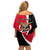Yemen Unification Day 2024 Family Matching Off Shoulder Short Dress and Hawaiian Shirt May 22 Unity Day Flag Style - Wonder Print Shop