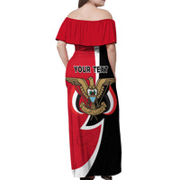 Yemen Unification Day 2024 Off Shoulder Maxi Dress May 22 Unity Day Flag Style - Wonder Print Shop