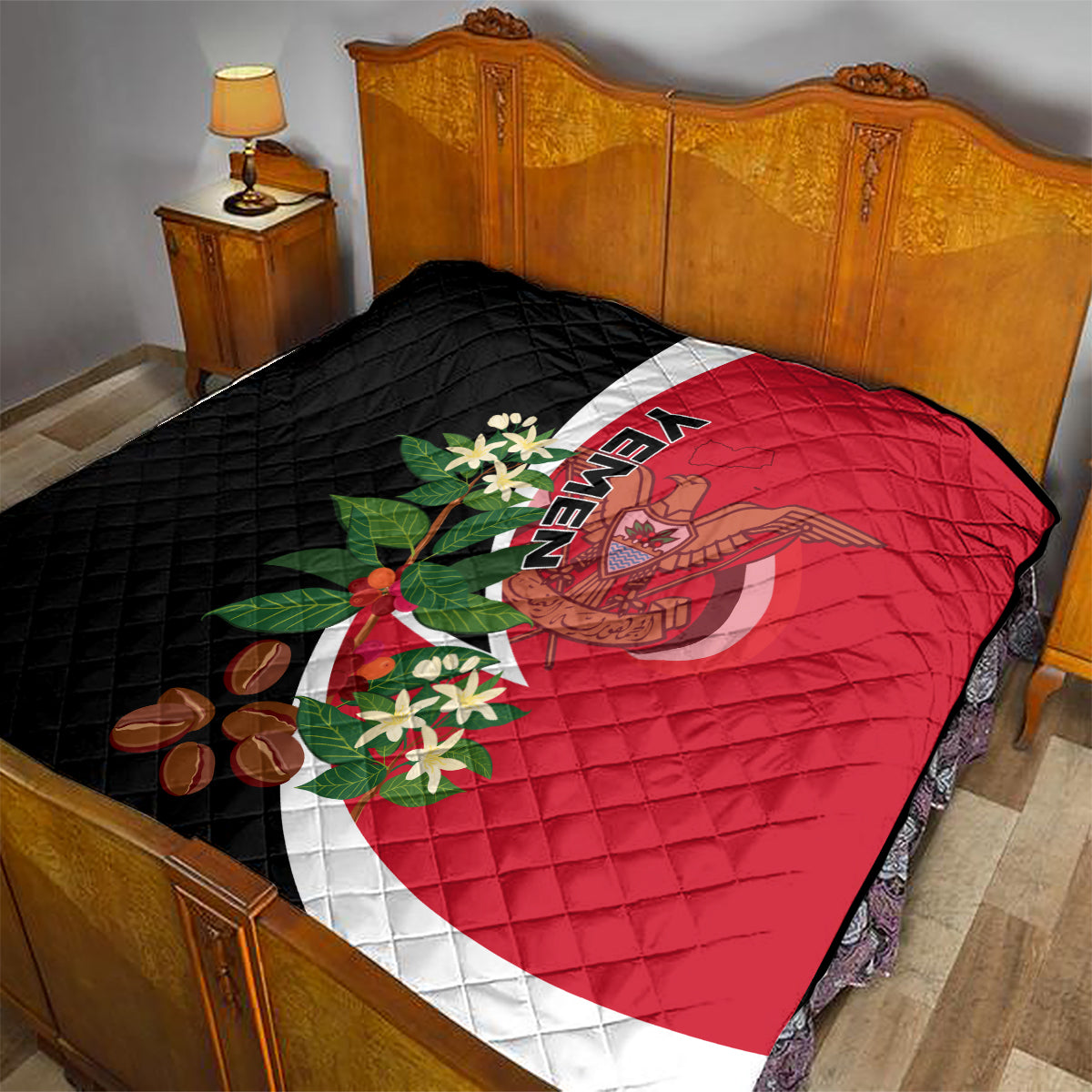 Yemen Unification Day 2024 Quilt May 22 Unity Day Flag Style - Wonder Print Shop