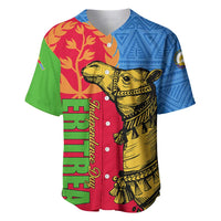 Eritrea Independence Day 2024 Baseball Jersey Eritrean Camel African Pattern - Wonder Print Shop
