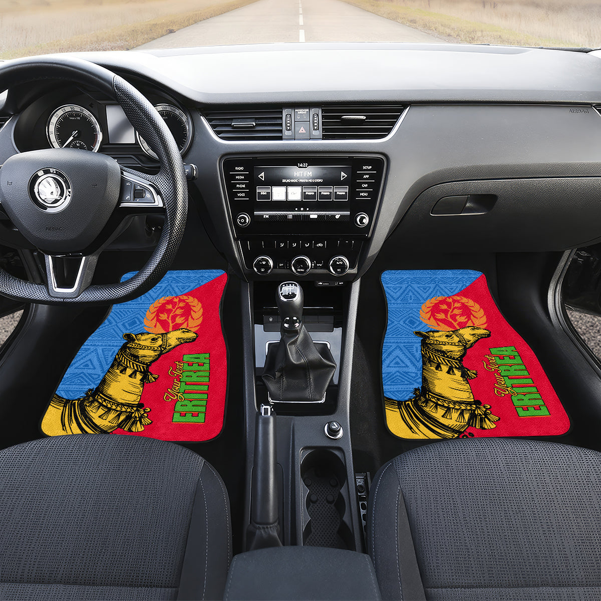 Eritrea Independence Day 2024 Car Mats Eritrean Camel African Pattern - Wonder Print Shop