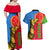 Eritrea Independence Day 2024 Couples Matching Off Shoulder Maxi Dress and Hawaiian Shirt Eritrean Camel African Pattern