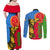 Eritrea Independence Day 2024 Couples Matching Off Shoulder Maxi Dress and Long Sleeve Button Shirt Eritrean Camel African Pattern - Wonder Print Shop