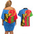Eritrea Independence Day 2024 Couples Matching Off Shoulder Short Dress and Hawaiian Shirt Eritrean Camel African Pattern