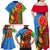 Eritrea Independence Day 2024 Family Matching Off Shoulder Maxi Dress and Hawaiian Shirt Eritrean Camel African Pattern