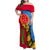 Eritrea Independence Day 2024 Family Matching Off Shoulder Maxi Dress and Hawaiian Shirt Eritrean Camel African Pattern - Wonder Print Shop