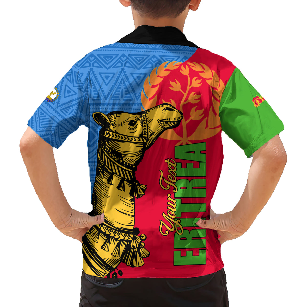 Eritrea Independence Day 2024 Hawaiian Shirt Eritrean Camel African Pattern - Wonder Print Shop