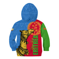 Eritrea Independence Day 2024 Kid Hoodie Eritrean Camel African Pattern - Wonder Print Shop