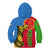 Eritrea Independence Day 2024 Kid Hoodie Eritrean Camel African Pattern - Wonder Print Shop