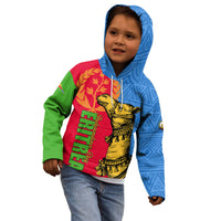 Eritrea Independence Day 2024 Kid Hoodie Eritrean Camel African Pattern - Wonder Print Shop