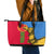 Eritrea Independence Day 2024 Leather Tote Bag Eritrean Camel African Pattern - Wonder Print Shop
