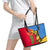 Eritrea Independence Day 2024 Leather Tote Bag Eritrean Camel African Pattern - Wonder Print Shop