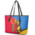 Eritrea Independence Day 2024 Leather Tote Bag Eritrean Camel African Pattern - Wonder Print Shop