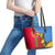 Eritrea Independence Day 2024 Leather Tote Bag Eritrean Camel African Pattern - Wonder Print Shop