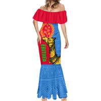 Eritrea Independence Day 2024 Mermaid Dress Eritrean Camel African Pattern - Wonder Print Shop