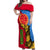 Eritrea Independence Day 2024 Off Shoulder Maxi Dress Eritrean Camel African Pattern - Wonder Print Shop