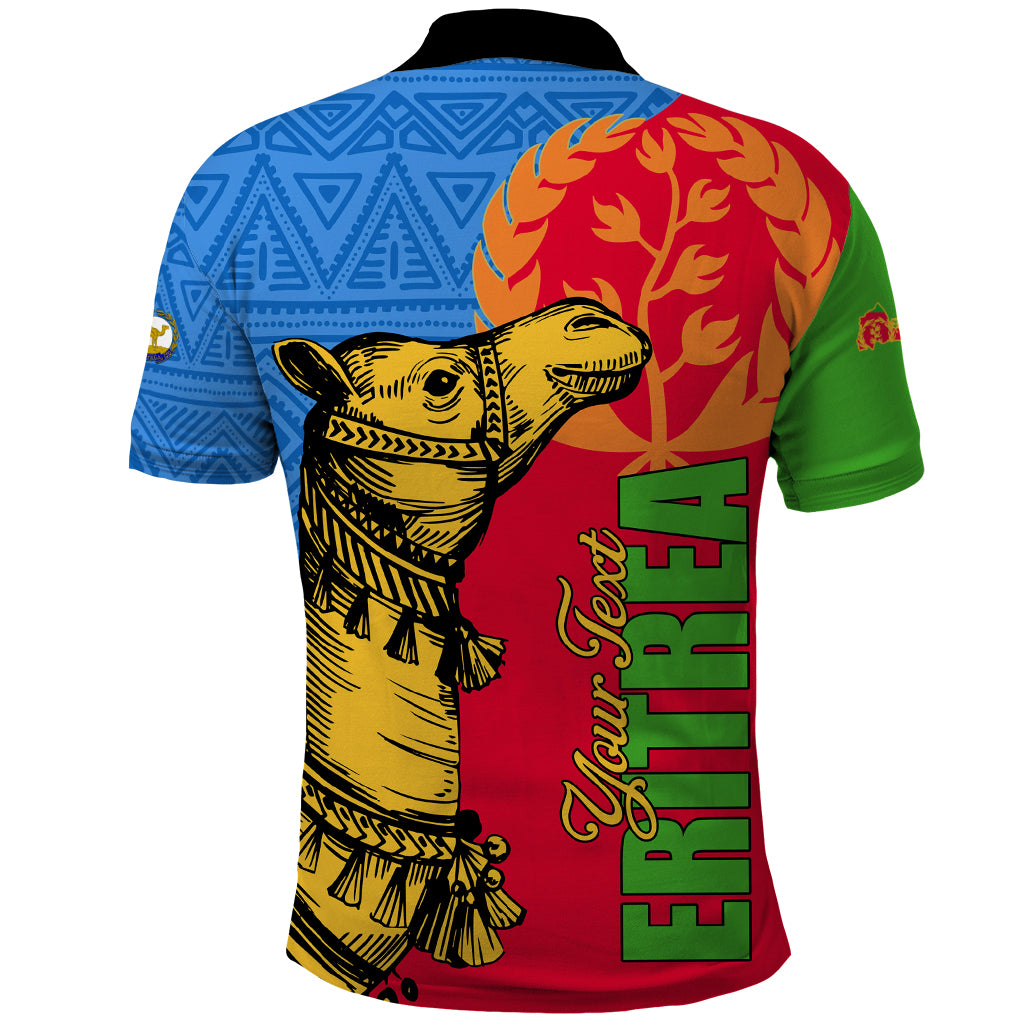 Eritrea Independence Day 2024 Polo Shirt Eritrean Camel African Pattern - Wonder Print Shop