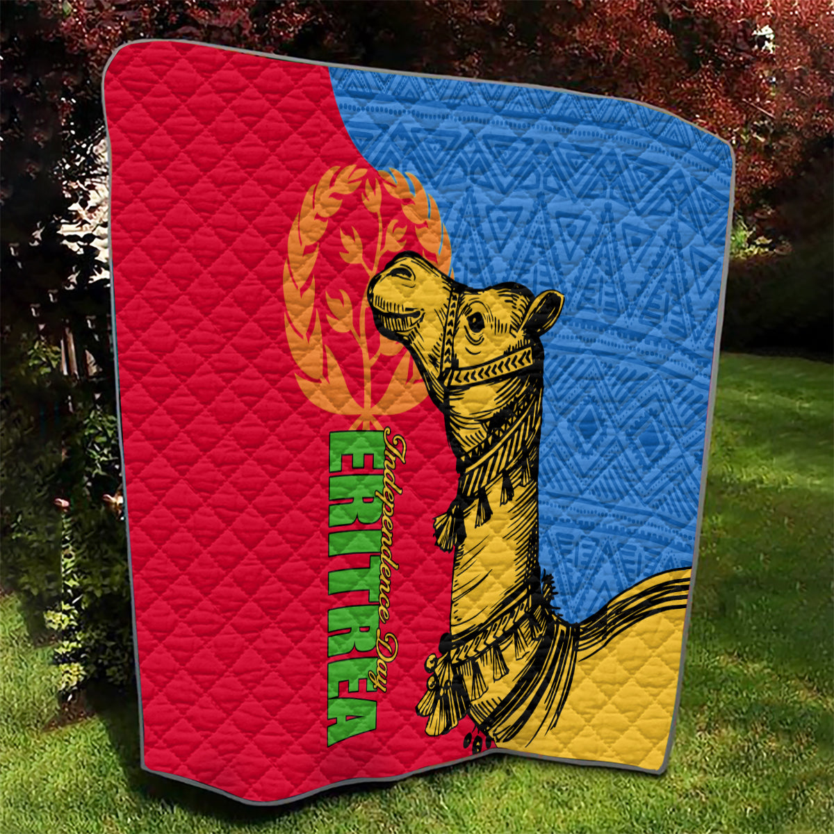 Eritrea Independence Day 2024 Quilt Eritrean Camel African Pattern - Wonder Print Shop