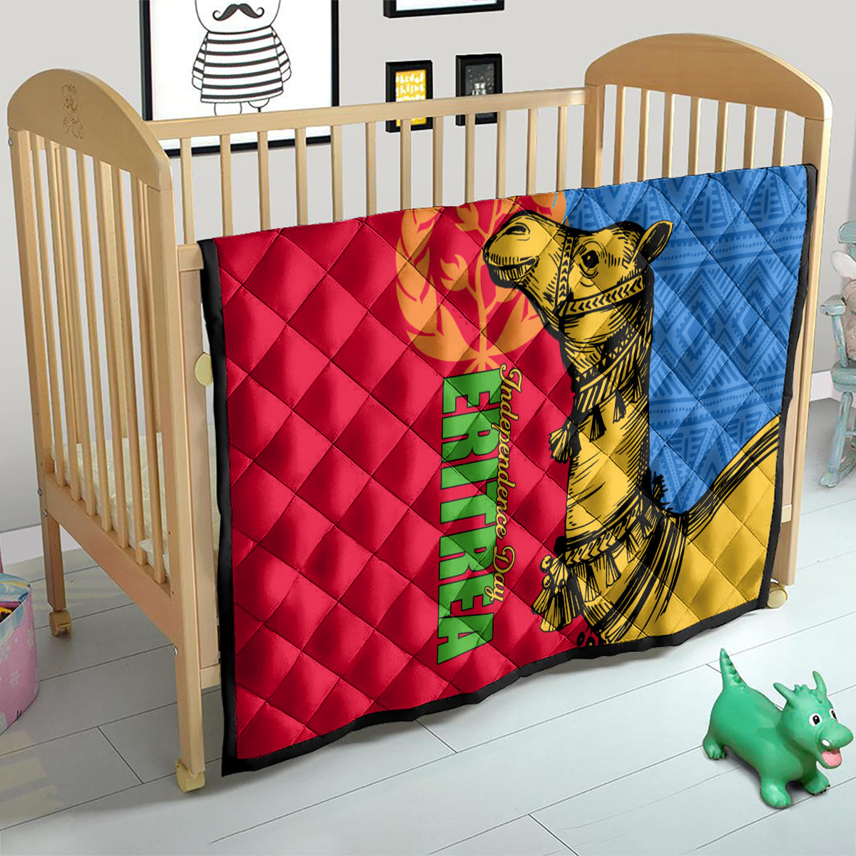 Eritrea Independence Day 2024 Quilt Eritrean Camel African Pattern - Wonder Print Shop