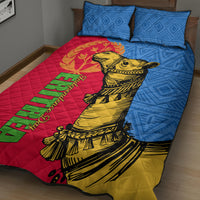 Eritrea Independence Day 2024 Quilt Bed Set Eritrean Camel African Pattern - Wonder Print Shop