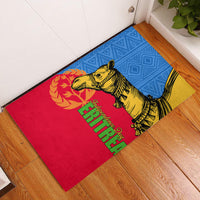 Eritrea Independence Day 2024 Rubber Doormat Eritrean Camel African Pattern - Wonder Print Shop